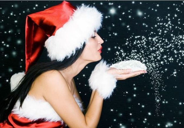 Christmas salon advertising